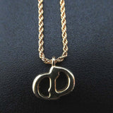 Christian Dior CD Logo Necklace