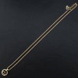 Christian Dior Logo Pendant Necklace