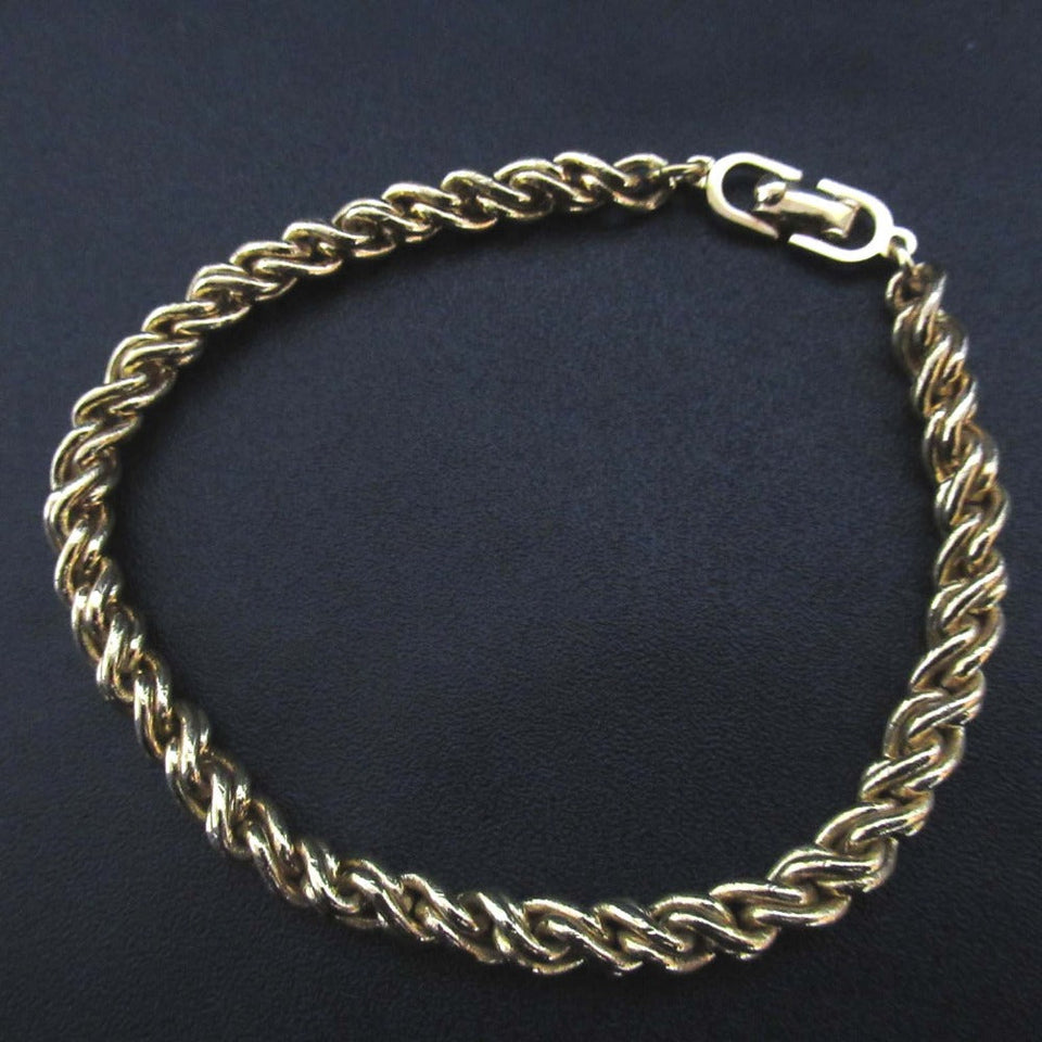 Christian Dior Spiral Chain Bracelet