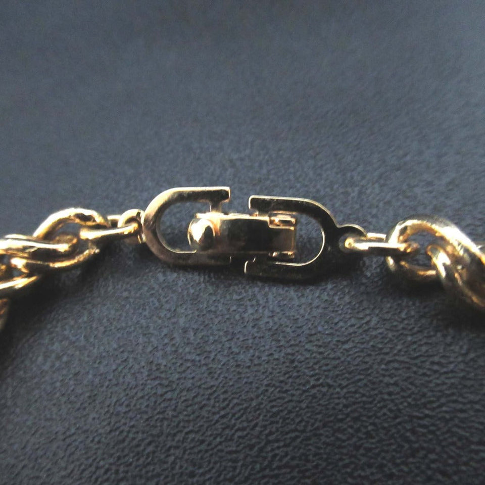 Christian Dior Spiral Chain Bracelet