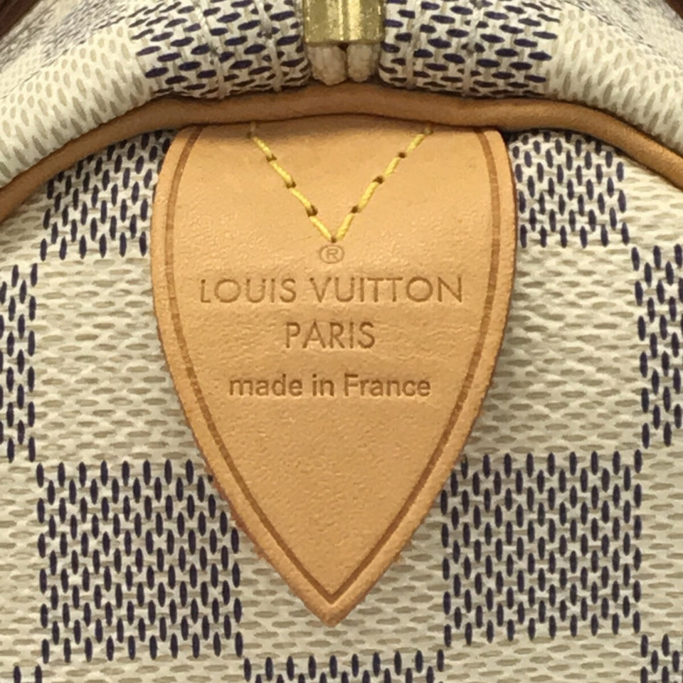 Louis Vuitton Speedy 30 Azure Damier Canvas  Handbag