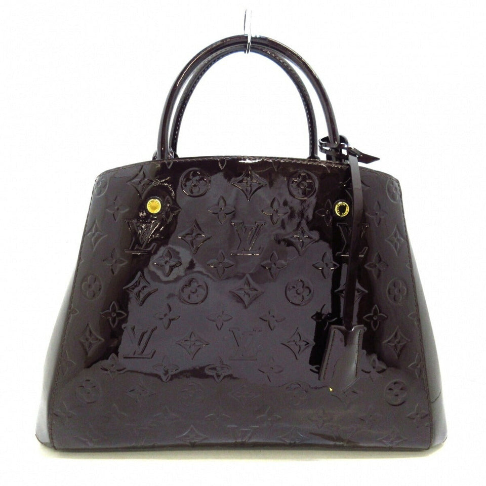 Louis Vuitton Montaigne MM  Patent Leather Handbag