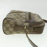 Gucci GG Canvas Web Sherry Line Shoulder Bag Beige Red Green 37155