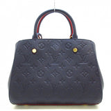 Louis Vuitton Montaigne BB Empreinte Leather Handbag Marine Rouge