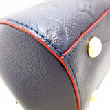 Louis Vuitton Montaigne BB Empreinte Leather Handbag Marine Rouge
