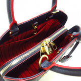 Louis Vuitton Montaigne BB Empreinte Leather Handbag Marine Rouge