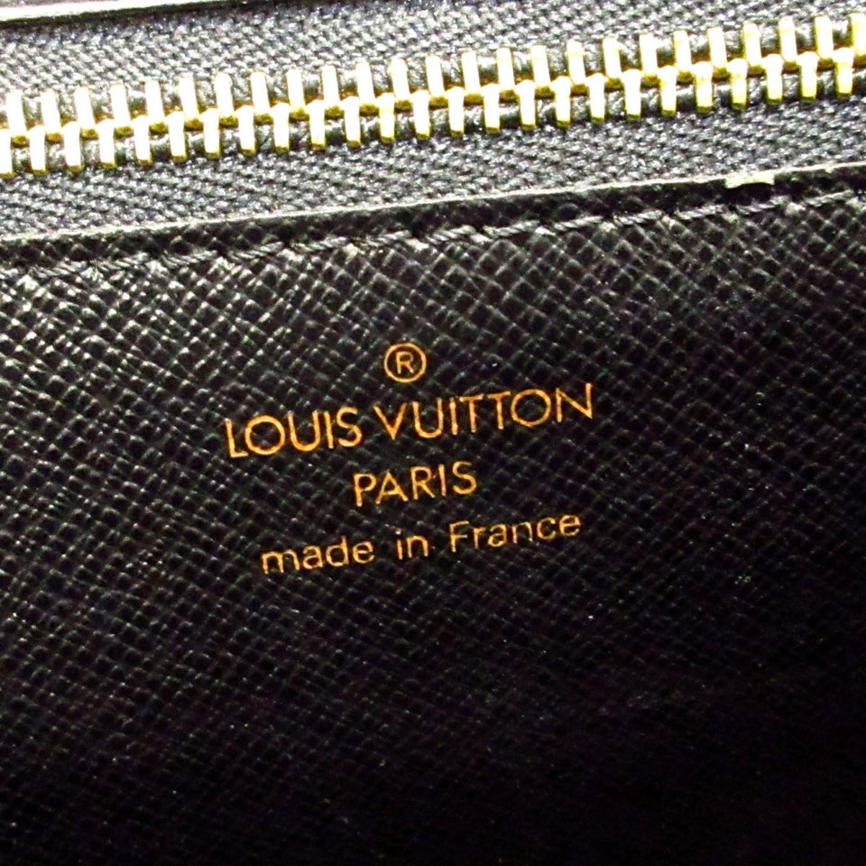 Louis Vuitton Monceau Epi Leather Handbag Black