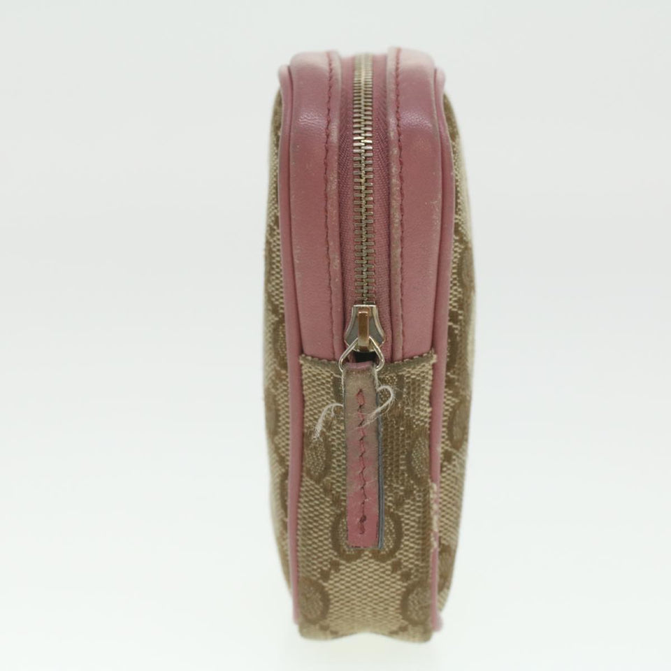 Gucci GG Canvas Pouch Beige 115249 37273