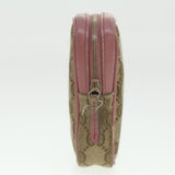 Gucci GG Canvas Pouch Beige 115249 37273