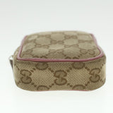 Gucci GG Canvas Pouch Beige 115249 37273