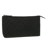 Gucci GG Canvas Pouch Black 115238 37330