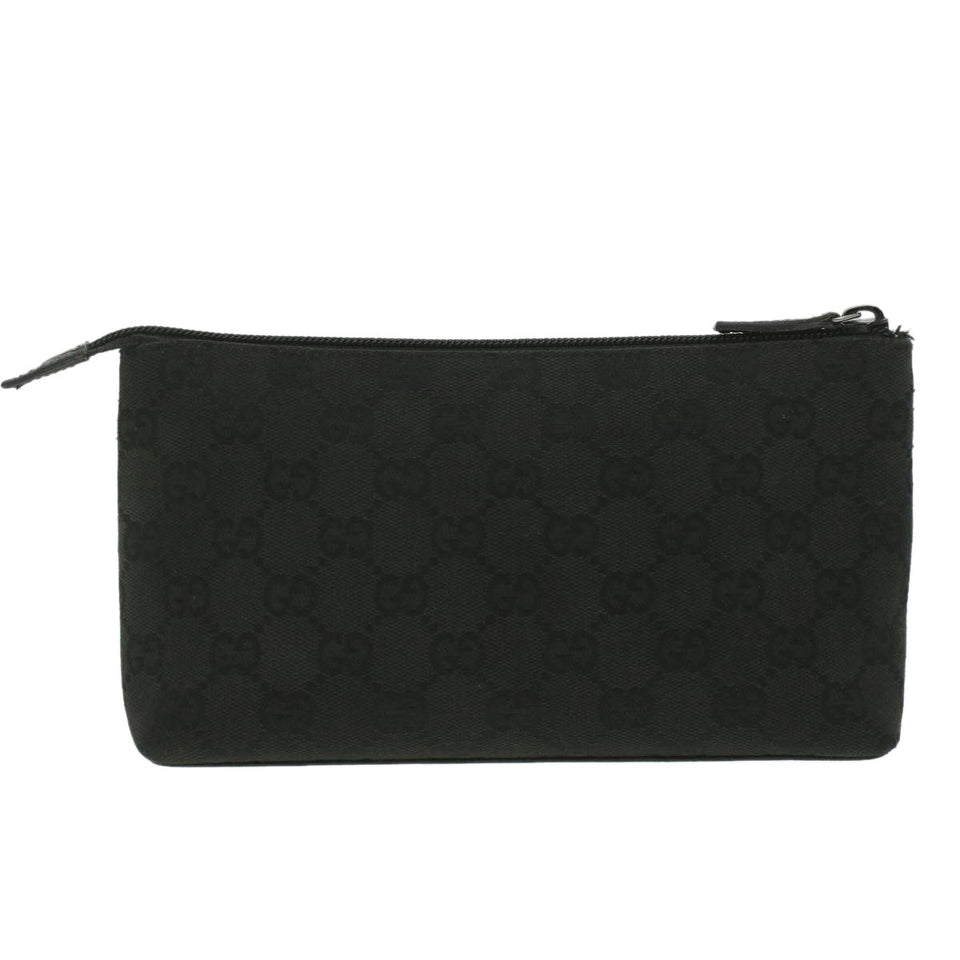 Gucci GG Canvas Pouch Black 115238 37330
