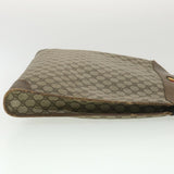 Gucci GG Canvas Web Sherry Line Hand Bag PVC Leather Beige Red Green 37344