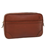 Louis Vuitton Epi Compiegne 28 Clutch Bag SPO Brown LV Auth