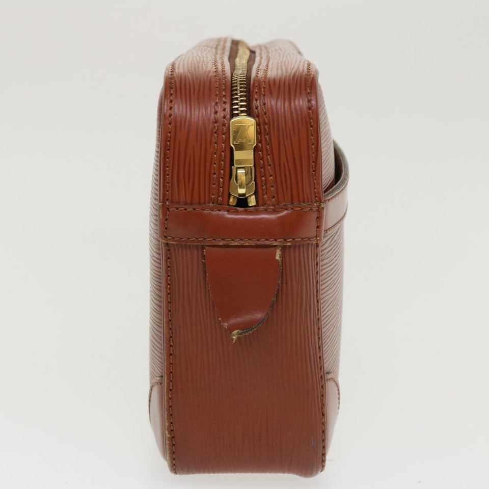 Louis Vuitton Epi Compiegne 28 Clutch Bag SPO Brown LV Auth