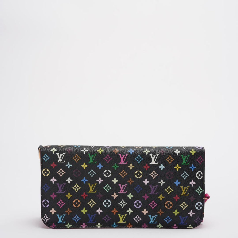 Louis Vuitton Black Monogram Insolite Wallet Multicolor