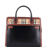 Burberry Title Tote Small – Vintage Check | Bags Junction