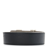 Hermes Epsom Swift 32mm Striee H Belt   90 36 Etoupe Black