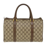 Gucci GG Canvas Web Sherry Line Boston Bag Beige Red Green 69.02.007 37707
