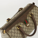 Gucci GG Canvas Web Sherry Line Boston Bag Beige Red Green 69.02.007 37707