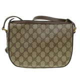 Gucci GG Canvas Web Sherry Line Shoulder Bag Beige Red 89.02.032 37708