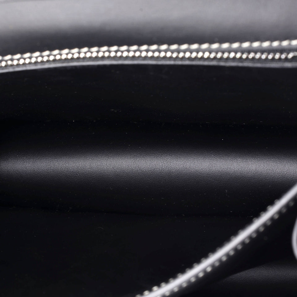 Burberry TB Flap Small Check Canvas Bag in Black – Bags Junction