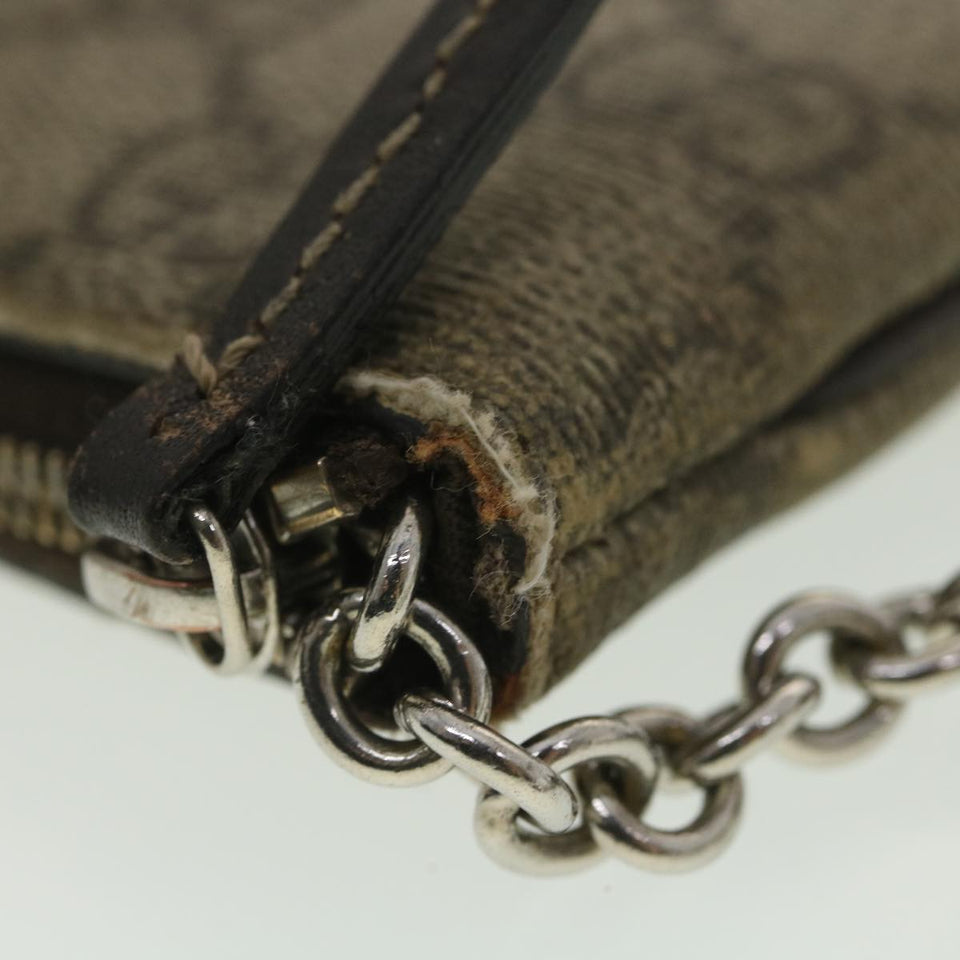 Gucci GG Canvas Coin Purse PVC Leather Beige 233183 37806