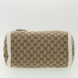 Gucci GG Canvas Hand Bag Beige White 189825 37810