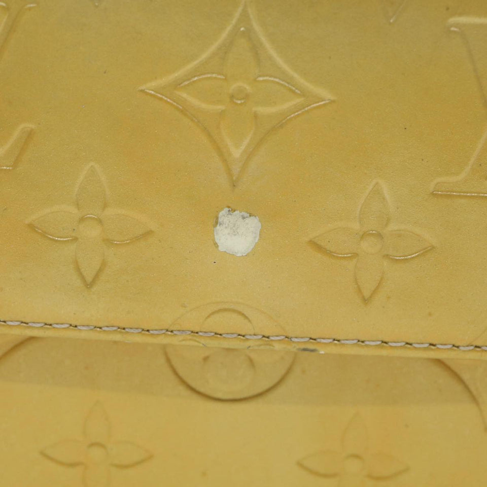 Louis Vuitton Monogram Vernis Mott Accessory Pouch Gris LV Auth Clutch