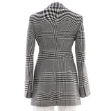 Burberry Houndstooth Wool Button-Up Coat – Women's Size S – Bags Junction