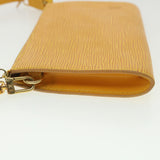 Louis Vuitton Epi Pochette Accessoires Pouch Yellow LV Auth Clutch