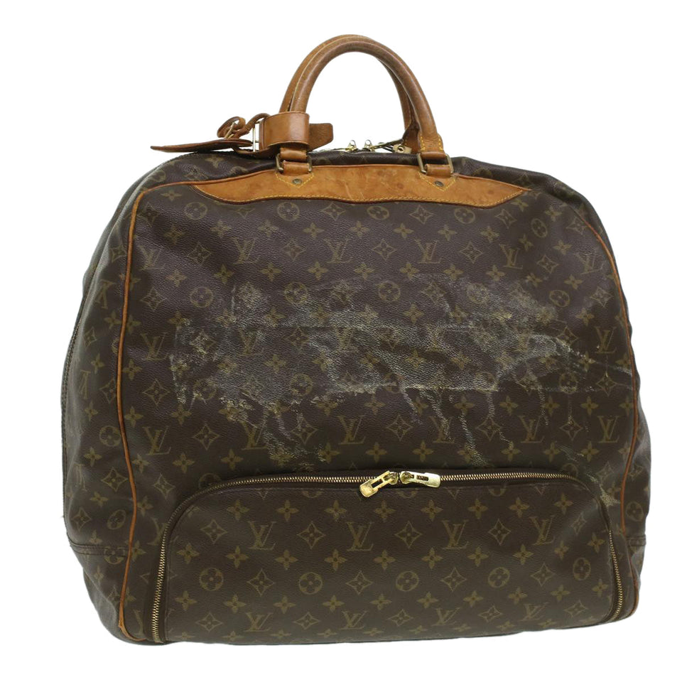 Louis Vuitton Monogram Evasion Boston Bag LV Auth