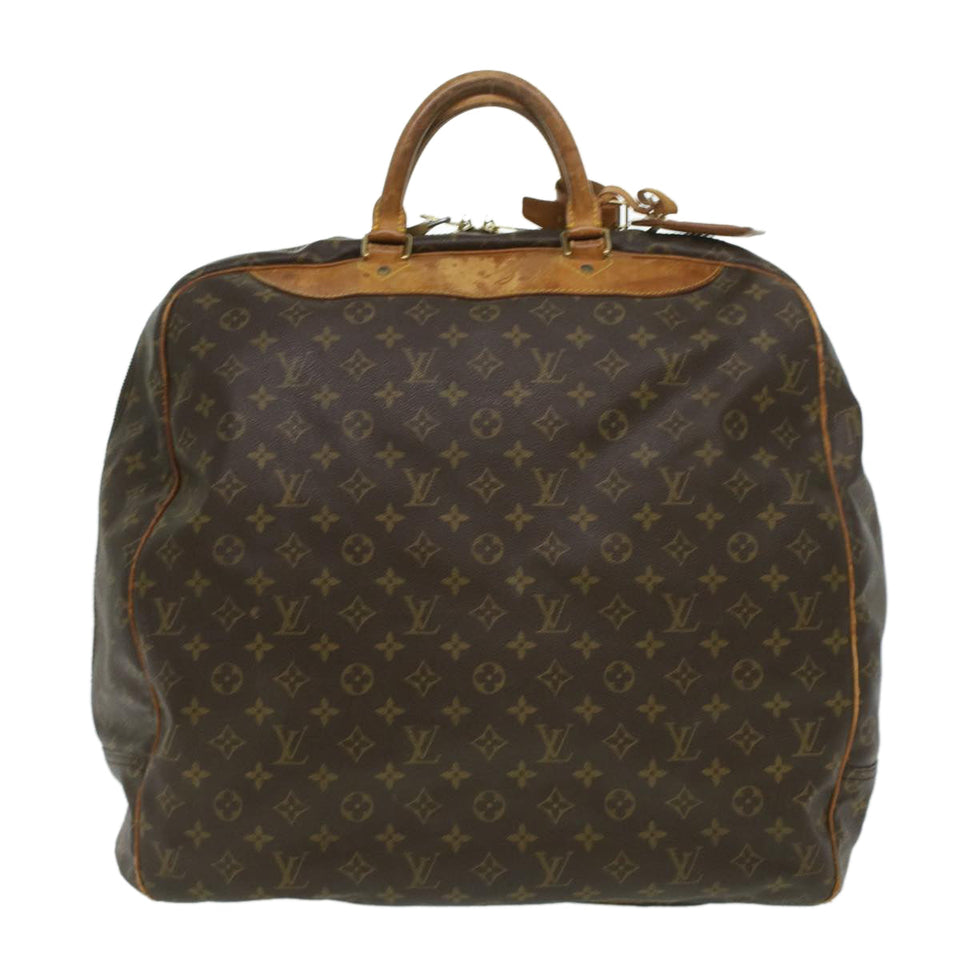 Louis Vuitton Monogram Evasion Boston Bag LV Auth