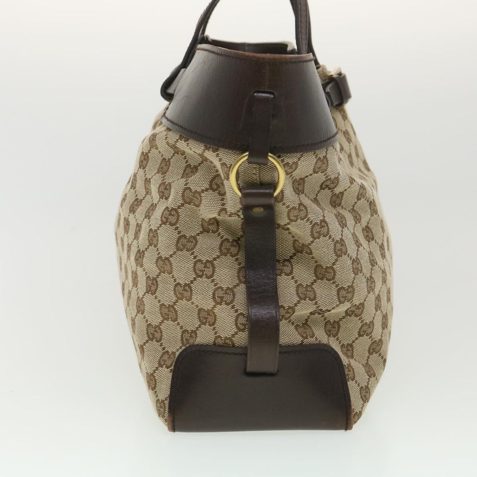 Gucci GG Canvas Hand Bag Beige 106251 37968