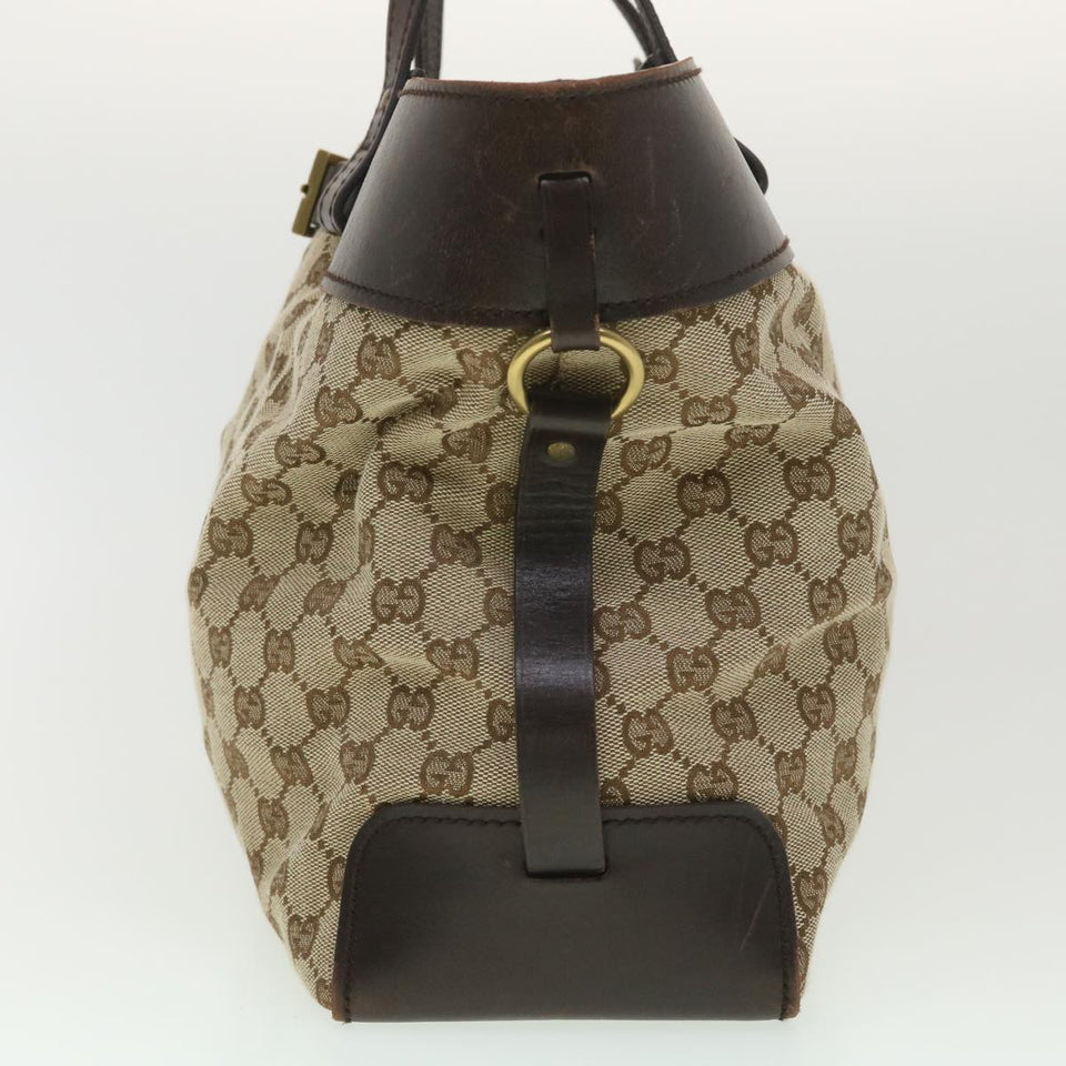 Gucci GG Canvas Hand Bag Beige 106251 37968