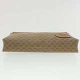 Gucci Micro GG Canvas Clutch Bag PVC Leather Beige 67-039-5229 37974