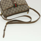 Gucci GG Canvas Web Sherry Line Shoulder Bag Beige Red Green 38014