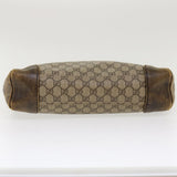 Gucci GG Canvas Shoulder Bag PVC Leather Beige 110054 38039