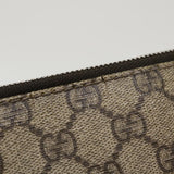 Gucci GG Canvas Shoulder Bag PVC Leather Beige 110054 38039