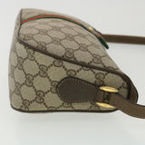 Gucci GG Canvas Web Sherry Line Shoulder Bag Beige Red 89 02 054 38094