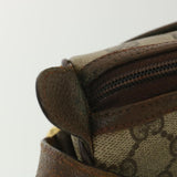 Gucci GG Canvas Web Sherry Line Shoulder Bag Beige Red 89.02.077 38096