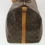 Louis Vuitton Monogram Keepall Bandouliere 50 Boston Bag LV Auth