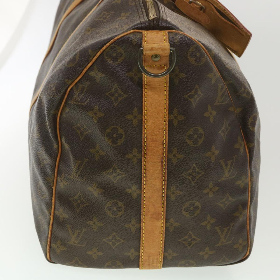 Louis Vuitton Monogram Keepall Bandouliere 50 Boston Bag LV Auth