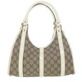 Gucci GG Supreme Hand Bag PVC Leather Beige 203495 38280