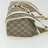 Gucci GG Supreme Hand Bag PVC Leather Beige 203495 38280
