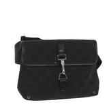Gucci GG Canvas Waist Bag Black 92543 38318