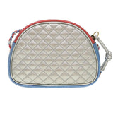 Gucci Shoulder Bag Lamb Skin Red Blue 534951 38345