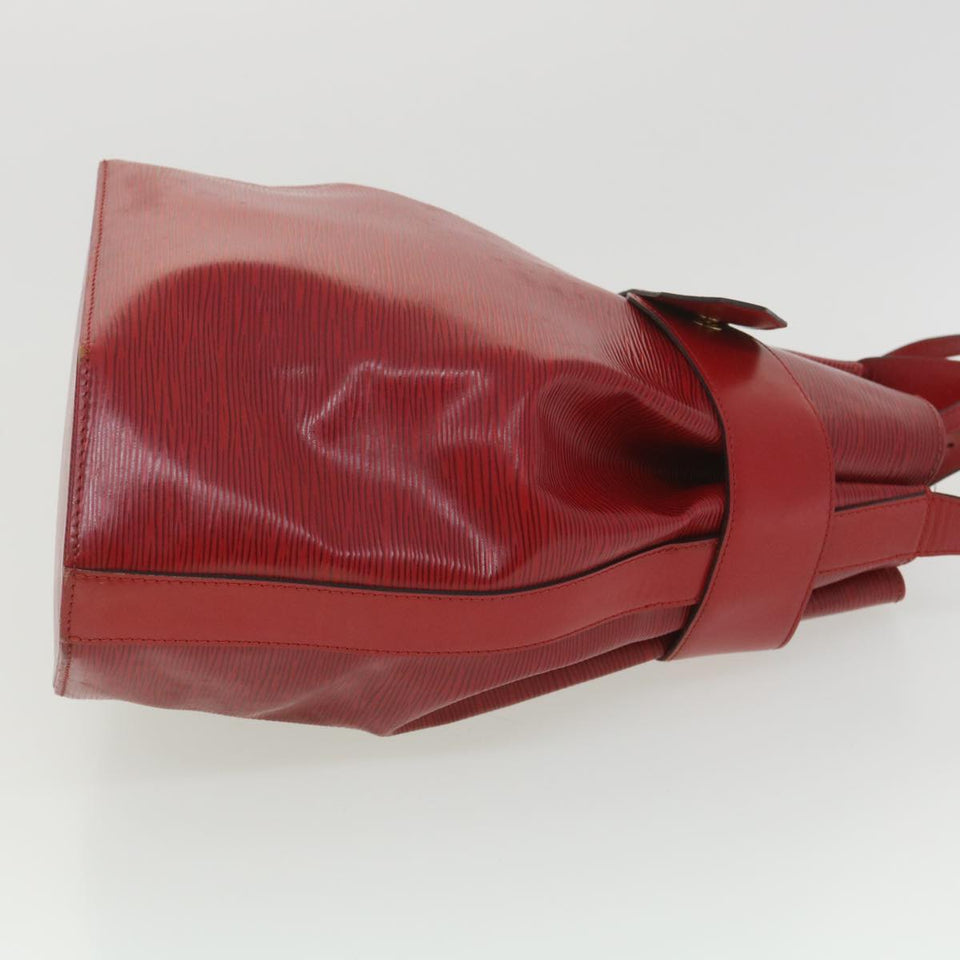 Louis Vuitton Epi Sac Depaule PM Shoulder Bag Red LV Auth