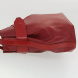 Louis Vuitton Epi Sac Depaule PM Shoulder Bag Red LV Auth
