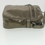 Gucci GG implementation Shoulder Bag PVC Leather Khaki 233268 38378